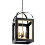 4_Kichler Vath 16"W Black and Natural Brass 4-Light Pendant more views
