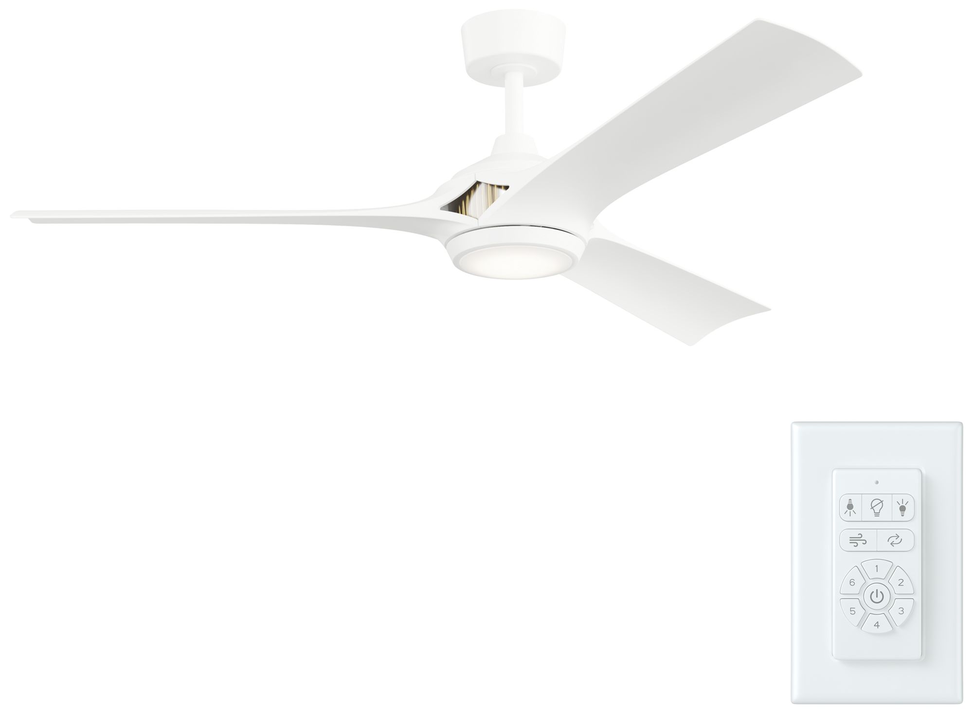 Image 3 Kichler Veetra 3 Blade 56" Ceiling Fan M more views
