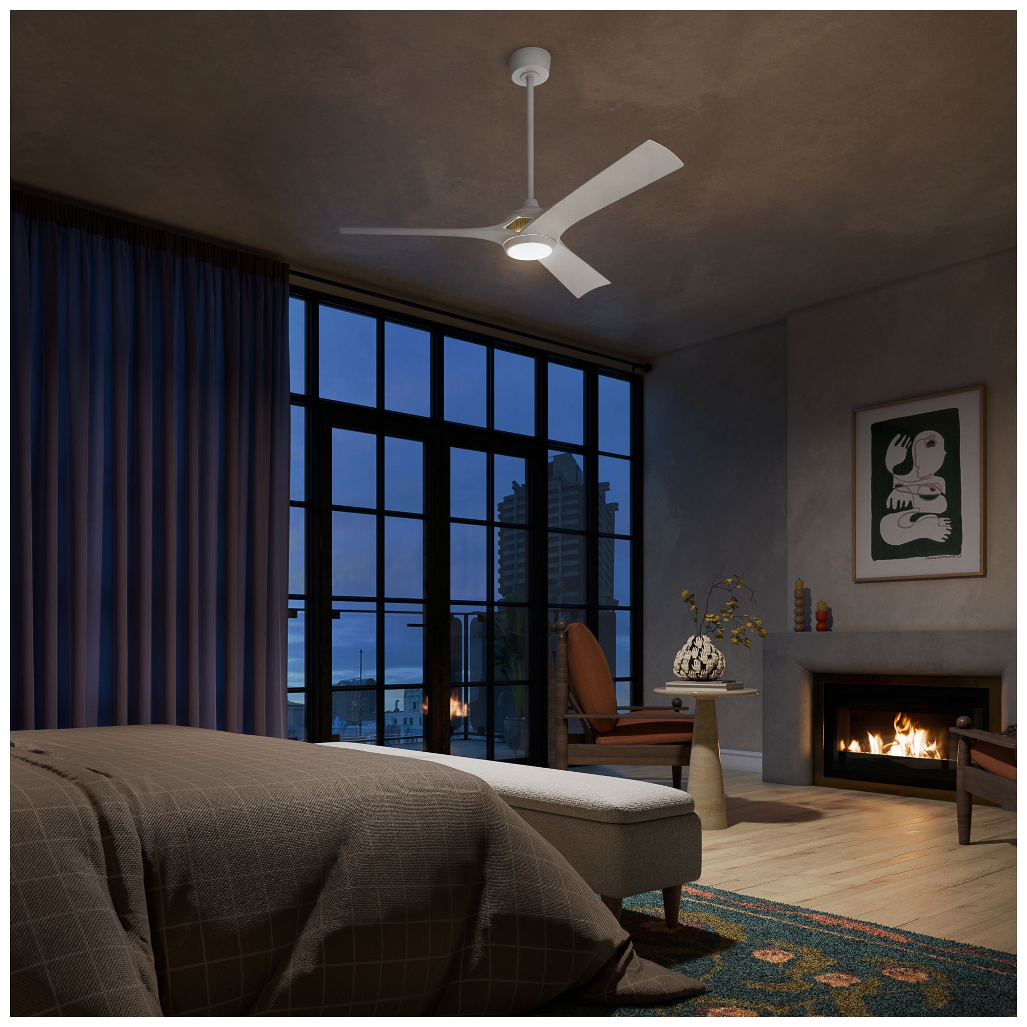 Kichler Veetra 3 Blade 56" Ceiling Fan M