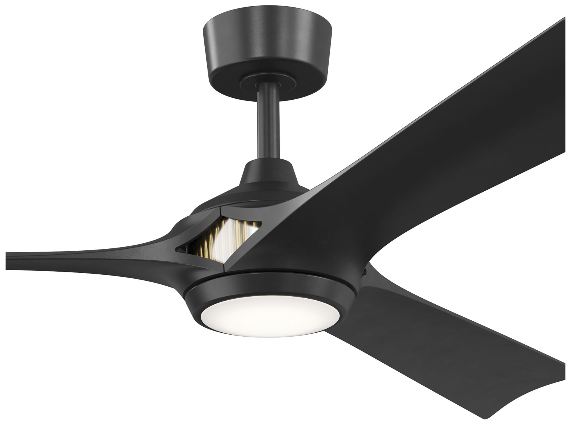 Kichler Veetra 3 Blade 56" Ceiling Fan Matte Black Matte Black Blades
