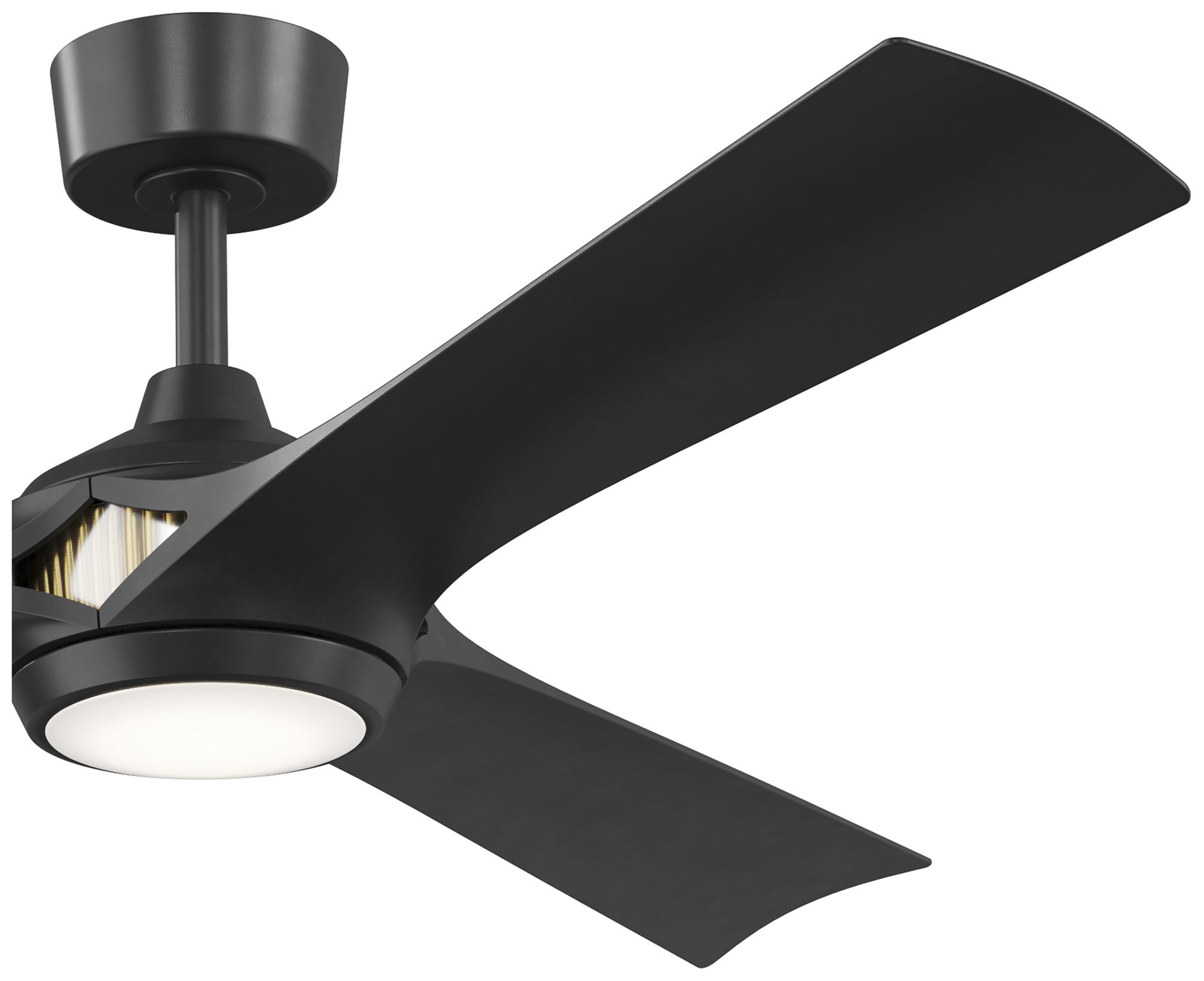 Kichler Veetra 3 Blade 56" Ceiling Fan Matte Black Matte Black Blades