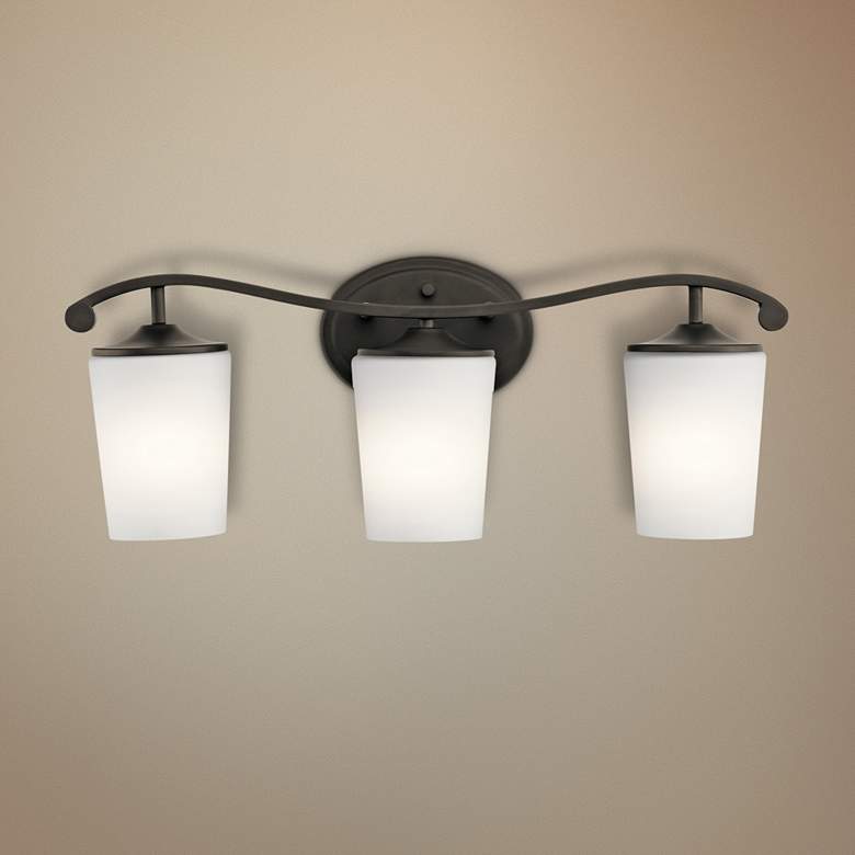 Image 1 Kichler Versailles 23" Wide Olde Bronze 3-Light Bath Light