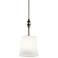 Kichler Versailles 8"W Antique Pewter 1-Light Mini Pendant