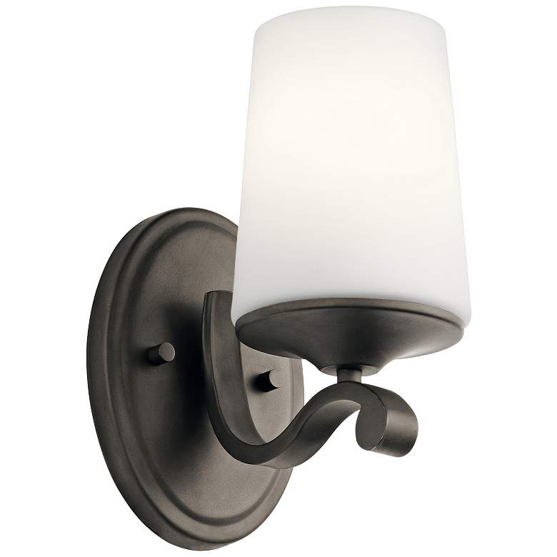 Image 1 Kichler Versailles 9 1/2" High Olde Bronze Wall Sconce