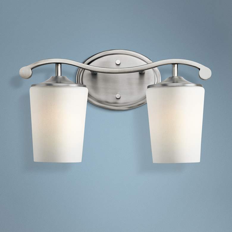 Image 1 Kichler Versailles 9 1/4" High Antique Pewter Wall Sconce