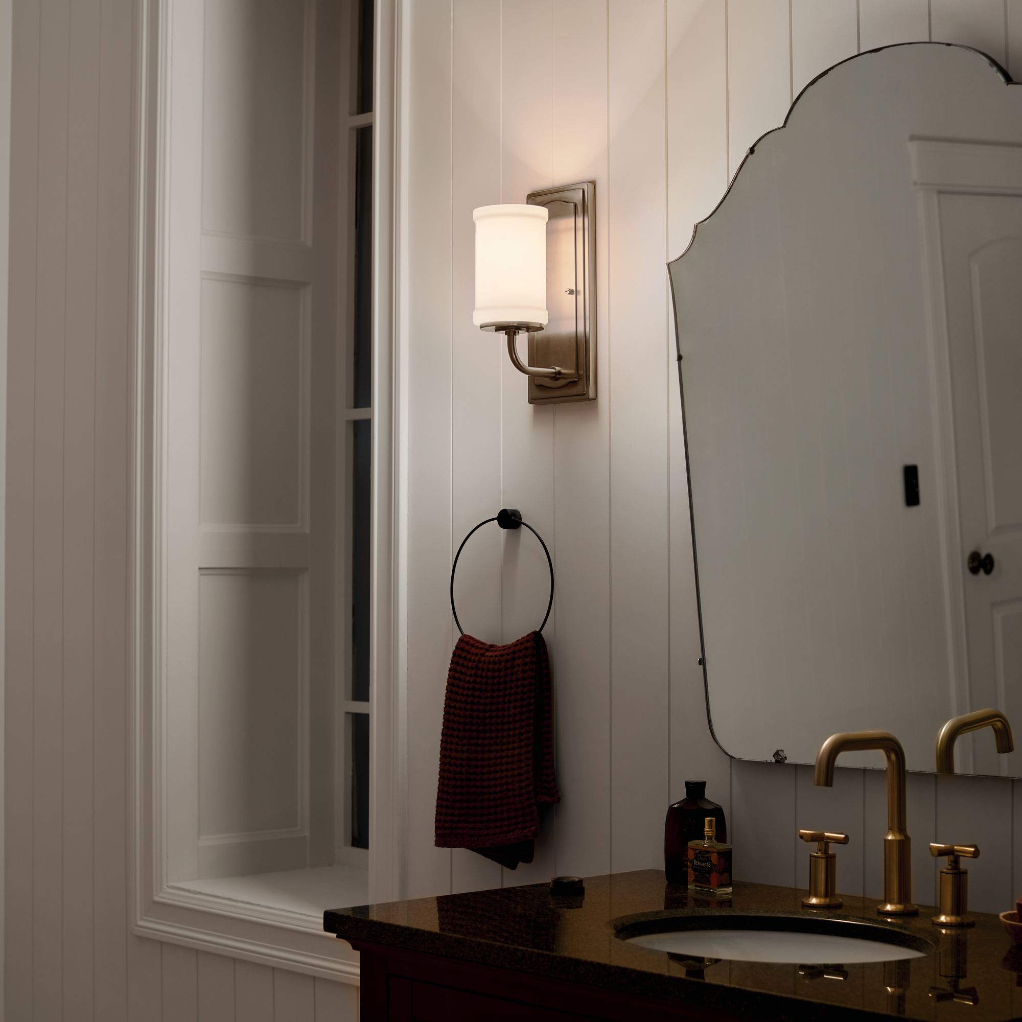 Image 5 Kichler Vetivene 12" High Classic Pewter Wall Sconce more views