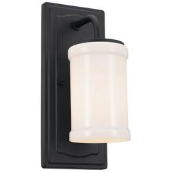 Kichler Vetivene 12" High Textured Black Wall Light