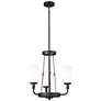 Thumbnail1 of Kichler Vetivene 20" WIde 3-Light Textured Black Uplight Chandelier