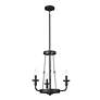 Thumbnail4 of Kichler Vetivene 20" WIde 3-Light Textured Black Uplight Chandelier more views
