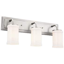 Image2 of Kichler Vetivene 24" Wide 3-Light Classic Pewter Bath Fixture