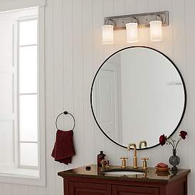 Image5 of Kichler Vetivene 24" Wide 3-Light Classic Pewter Bath Fixture more views