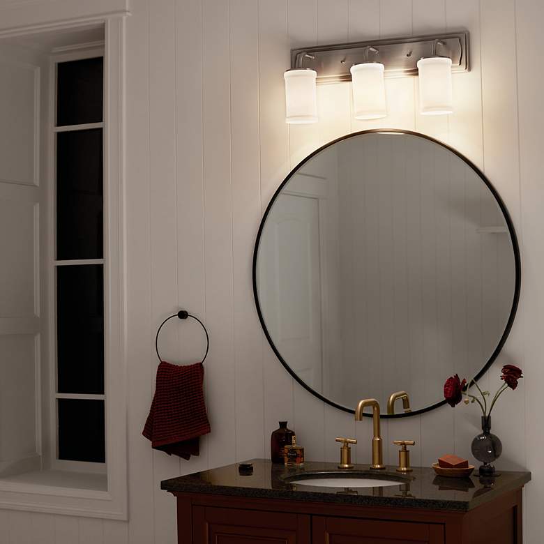 Image 6 Kichler Vetivene 24" Wide 3-Light Classic Pewter Bath Fixture more views