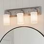 7_Kichler Vetivene 24" Wide 3-Light Classic Pewter Bath Fixture more views