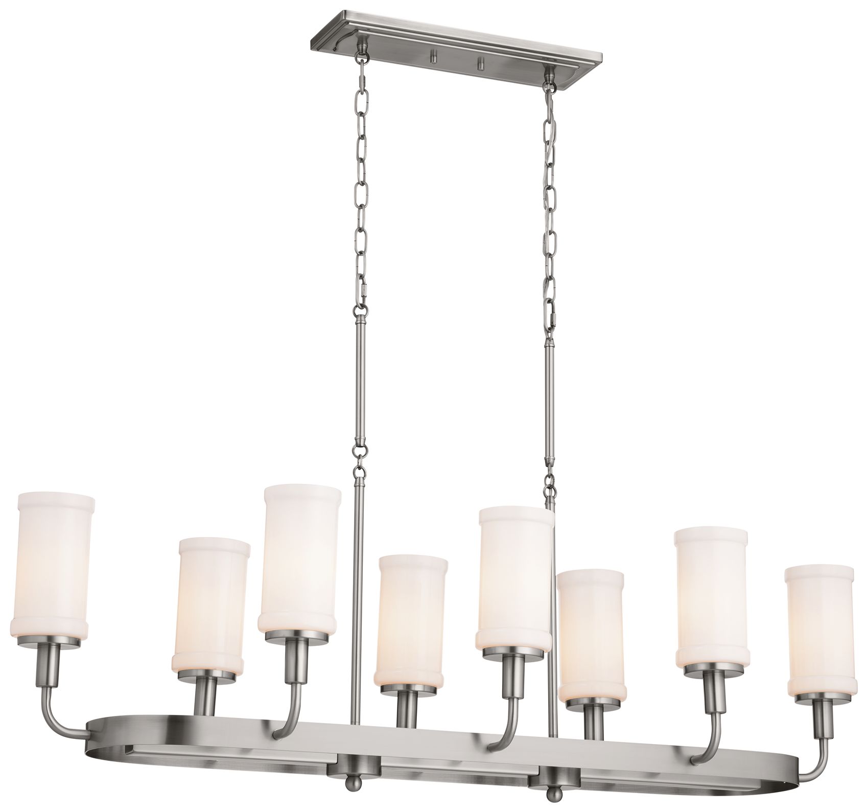 Kichler Vetivene 46.5" Wide Pendant Classic Pewter Linear Pendant