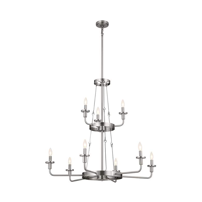 Image 4 Kichler Vetivene Foyer Pendant 4Lt Classic Pewter more views
