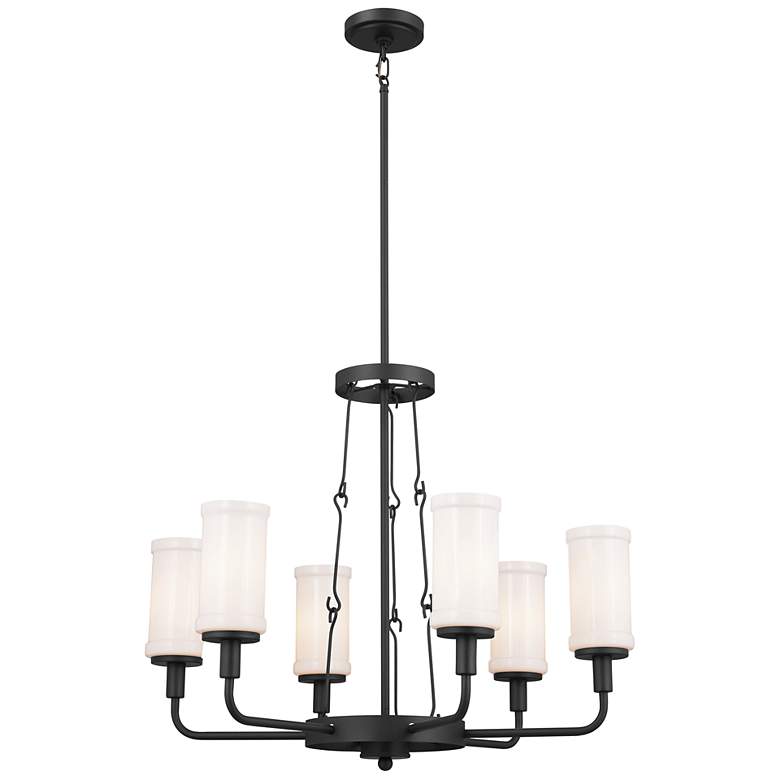 Image 1 Kichler Vetivene Wall Sconce 3Lt Textured Black