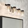 1_Kichler Vionnet 33 1/2" Wide Black 4-Light Bath Light