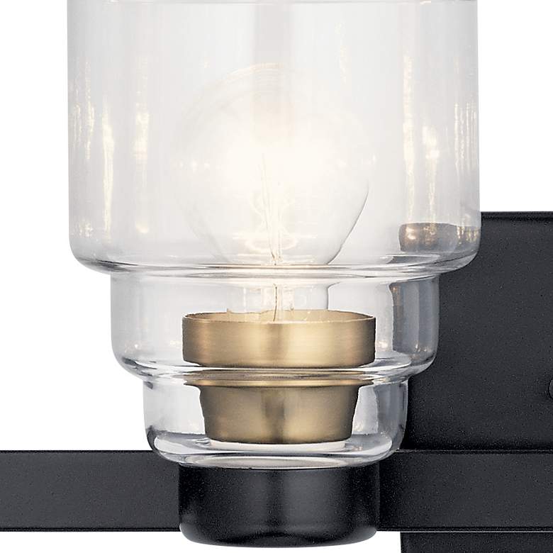 Image 7 Kichler Vionnet 33 1/2" Wide Black 4-Light Bath Light more views