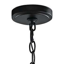 Image4 of Kichler Voleta 16 1/2" Wide Black 3-Light Foyer Pendant more views