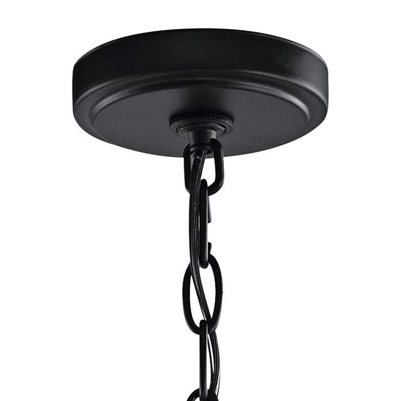 Image 4 Kichler Voleta 16 1/2" Wide Black 3-Light Foyer Pendant more views