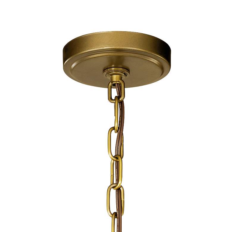 Image 4 Kichler Voleta 16 1/2" Wide Natural Brass 3-Light Pendant more views