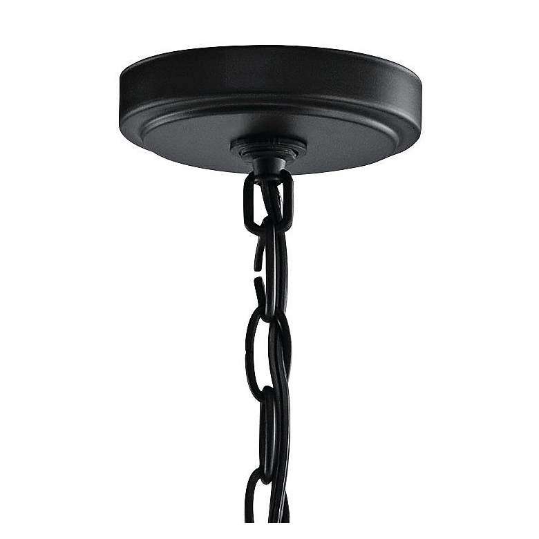 Image 4 Kichler Voleta 22 inch Wide Black 4-Light Foyer Pendant more views