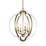 3_Kichler Voleta 22" Wide Natural Brass 4-Light Pendant more views
