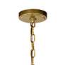 5_Kichler Voleta 22" Wide Natural Brass 4-Light Pendant more views