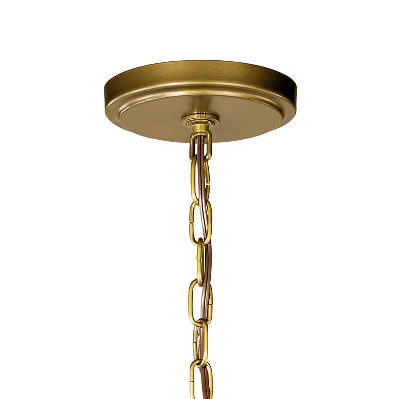 Image 4 Kichler Voleta 27 3/4" Wide Natural Brass 6-Light Chandelier more views