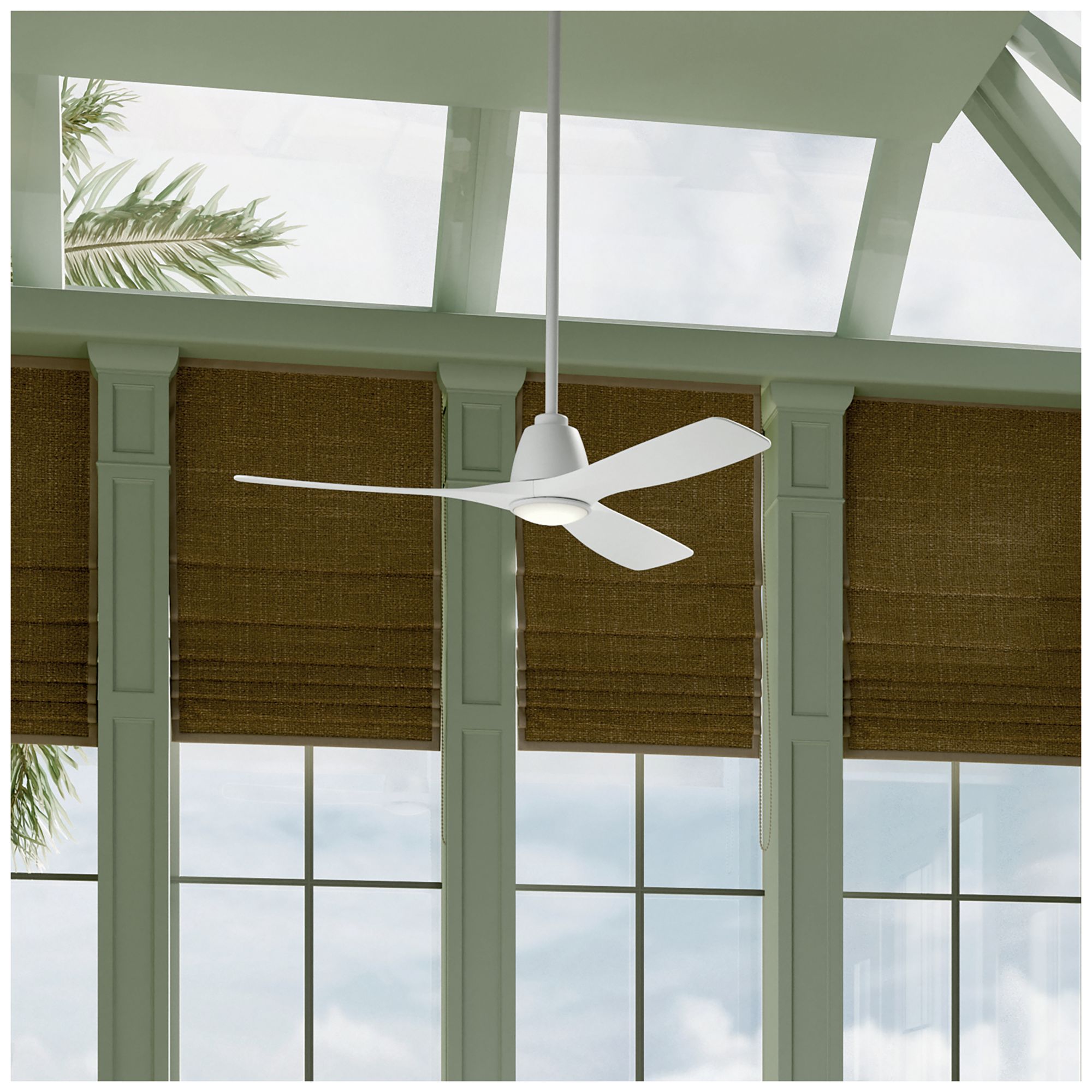 Image 2 Kichler Volos II 3 Blade 54" Fan Matte White Matte White Blades more views