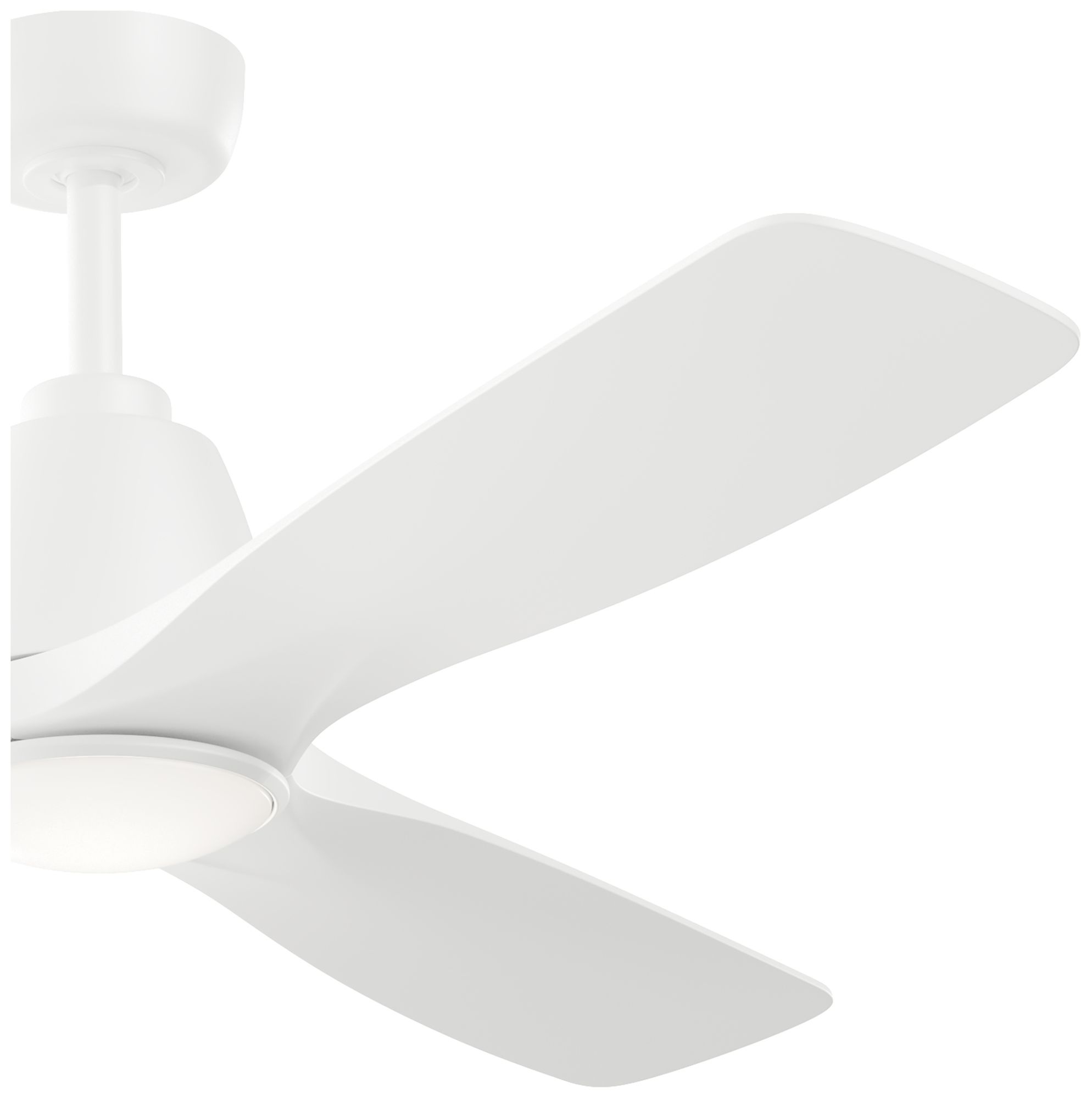 Image 7 Kichler Volos II 3 Blade 54" Fan Matte White Matte White Blades more views
