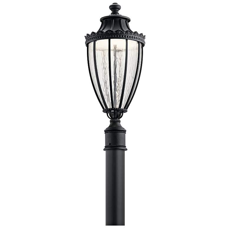 Image 1 Kichler Wakefield 25 1/2" High Black LED Outdoor Post Light