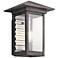Kichler Wayland 17" High Weathered Zinc Outdoor Wall Light