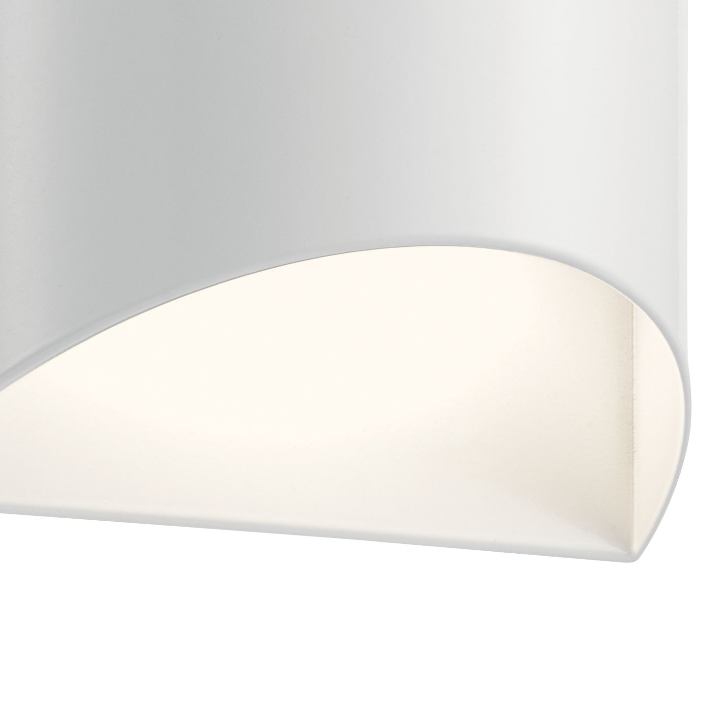 Image 2 Kichler Wesley 13 3/4" High White LED Outdoor Wall Light more views