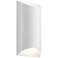 Kichler Wesley 13 3/4" High White LED Outdoor Wall Light