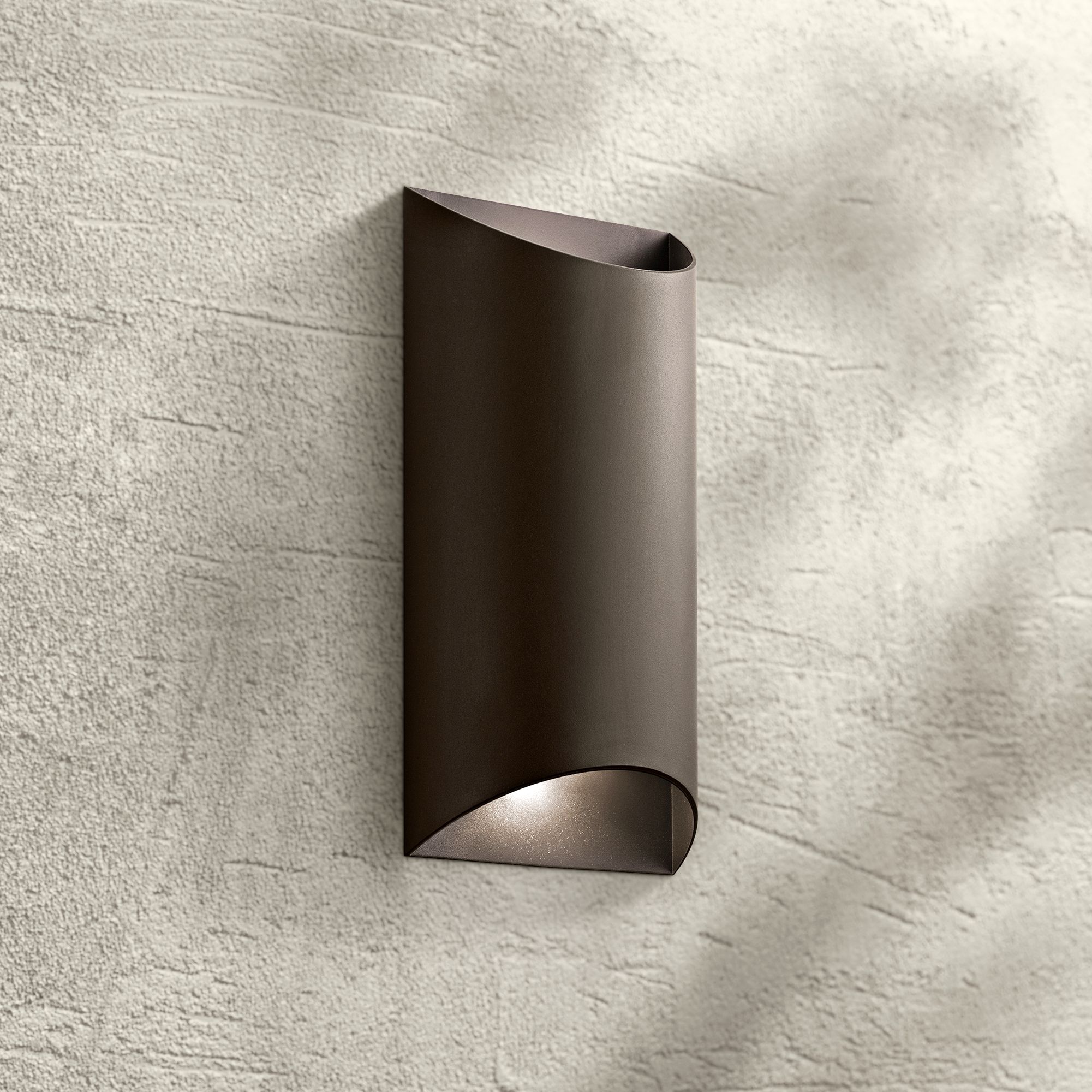 exterior cylinder wall sconce