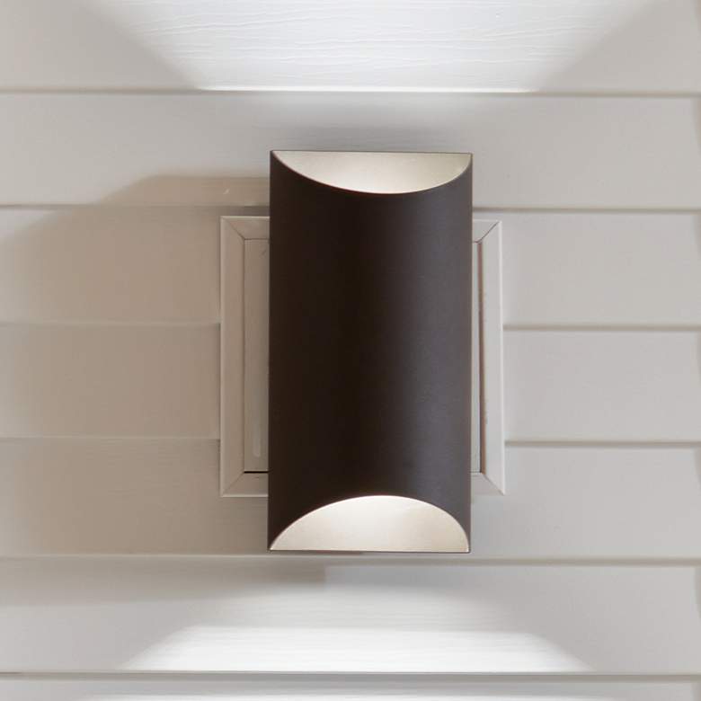 Image 3 Kichler Wesley 14" High LED Bronze Outdoor Wall Light more views