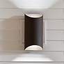 3_Kichler Wesley 14" High LED Bronze Outdoor Wall Light more views