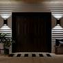 5_Kichler Wesley 14" High LED Bronze Outdoor Wall Light more views