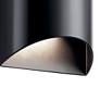 3_Kichler Wesley 7 1/2" High Black LED Outdoor Wall Light more views