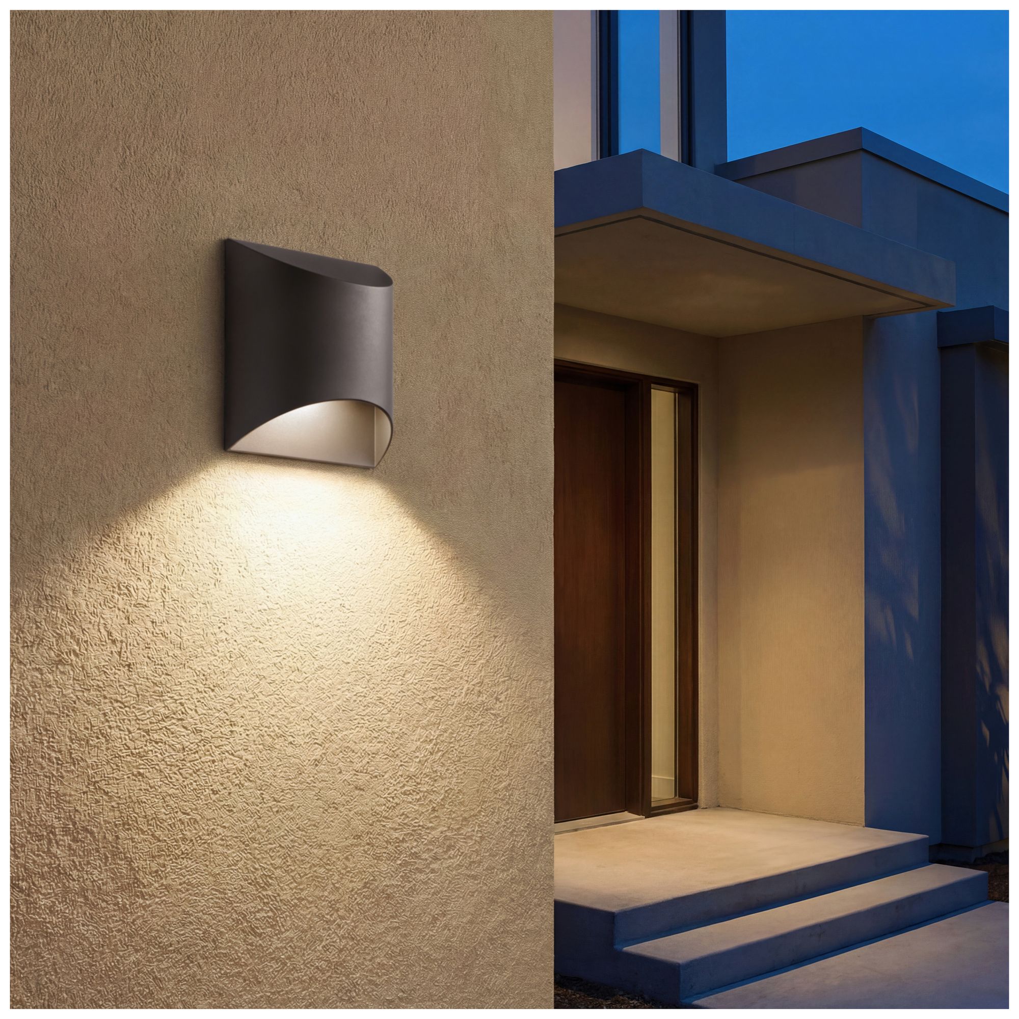 Image 3 Kichler Wesley 7 1/2" High LED Bronze Outdoor Wall Light more views