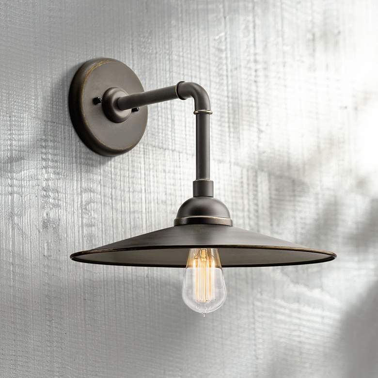 Image 1 Kichler Westington 10"H Olde Bronze Outdoor Wall Light
