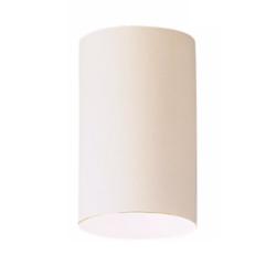 Kichler White 8 1/2&quot; High White Tube Down Light Glass Ceiling Fixture