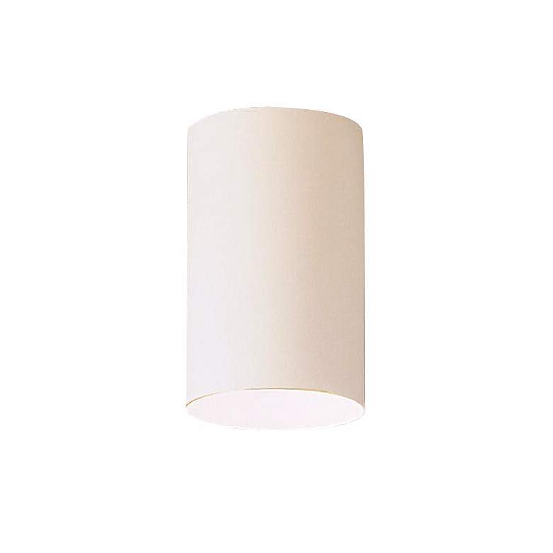Image 1 Kichler White 8" High White Tube Down Light Ceiling Fixture