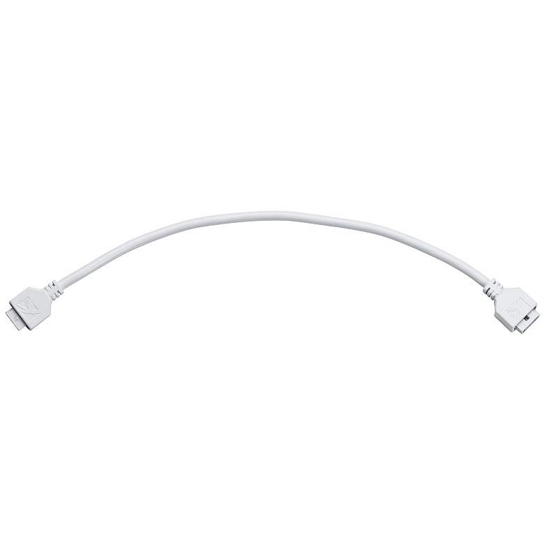 Image 1 Kichler White 9 inch LED Under Cabinet Interconnect Cable