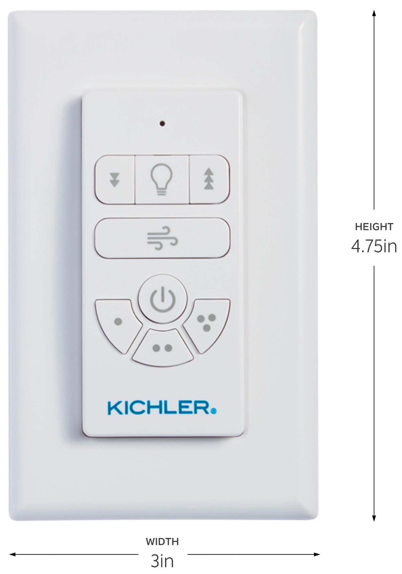 Image 3 Kichler White AC Handheld Control Limited Function more views