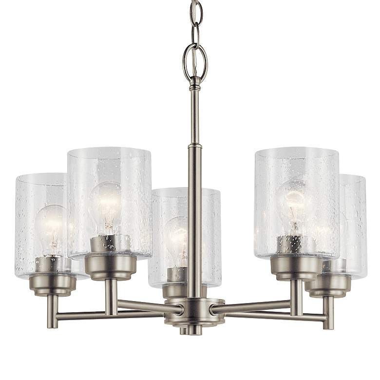 Image 6 Kichler Winslow 19 3/4"W Brushed Nickel 5-Light Chandelier more views