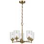 2_Kichler Winslow 19 3/4"W Natural Brass 5-Light Chandelier