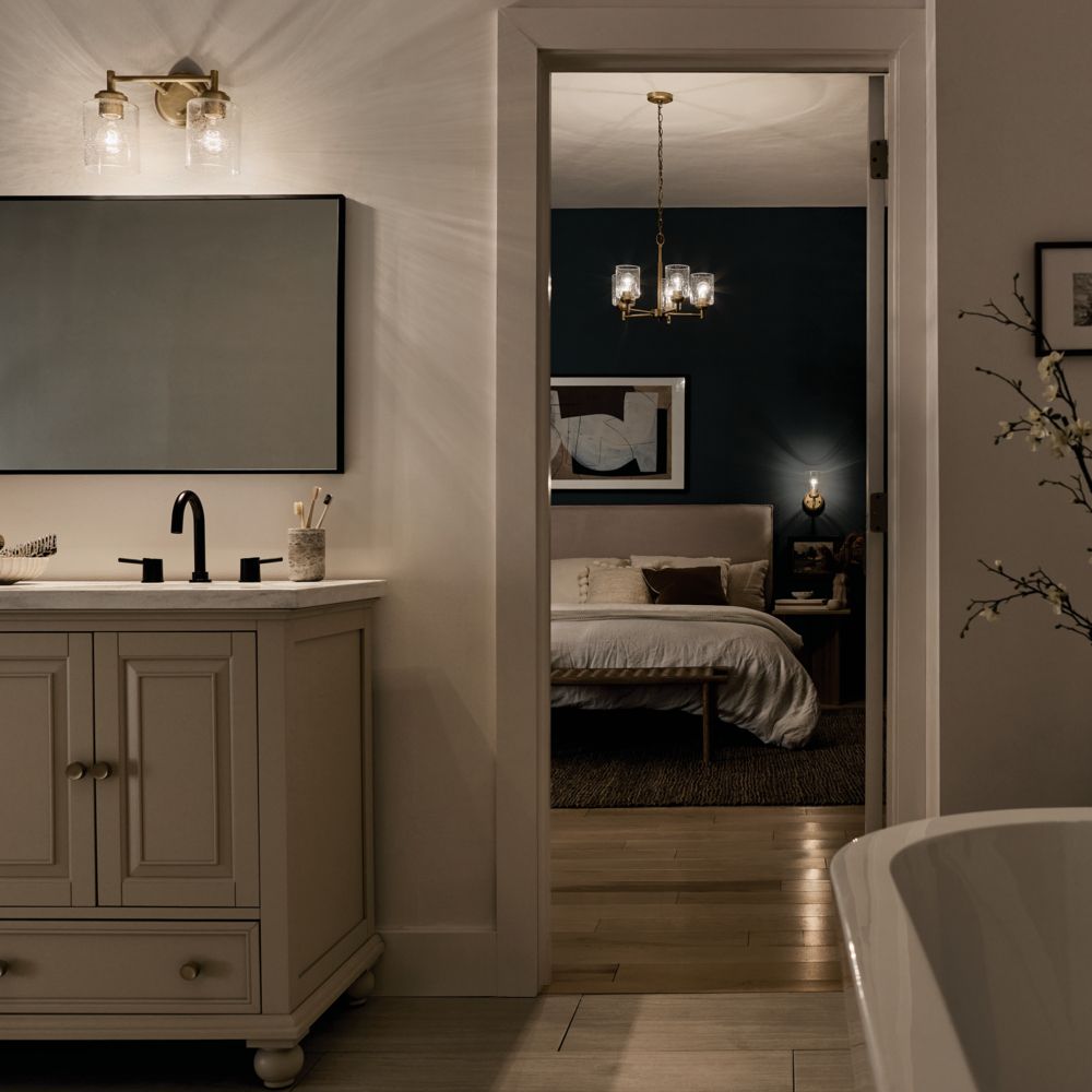 Kichler Winslow 19 3/4"W Natural Brass 5-Light Chandelier