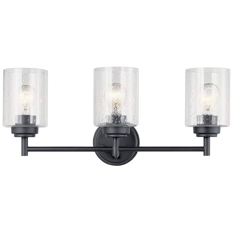 Image 2 Kichler Winslow 21 1/2" Wide Black 3-Light Bath Light